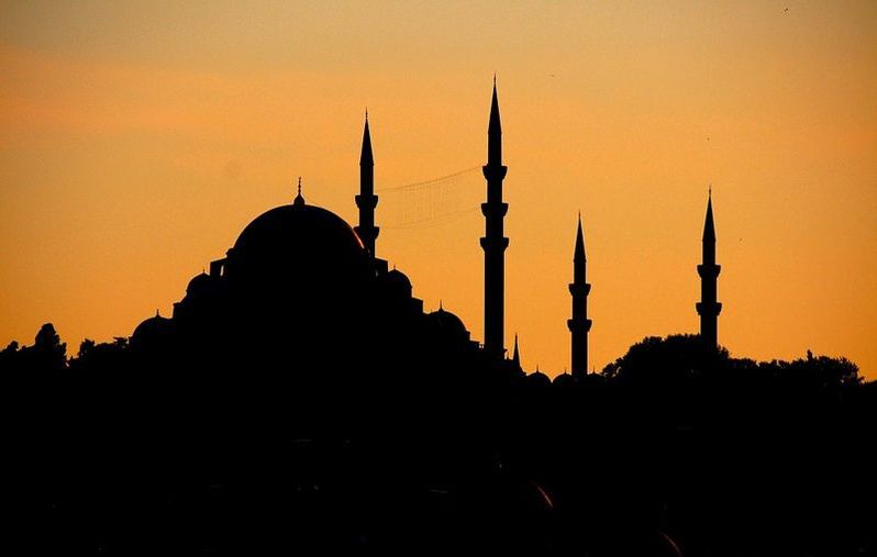 Picture: A Silhoutte of the Hagia Sophia